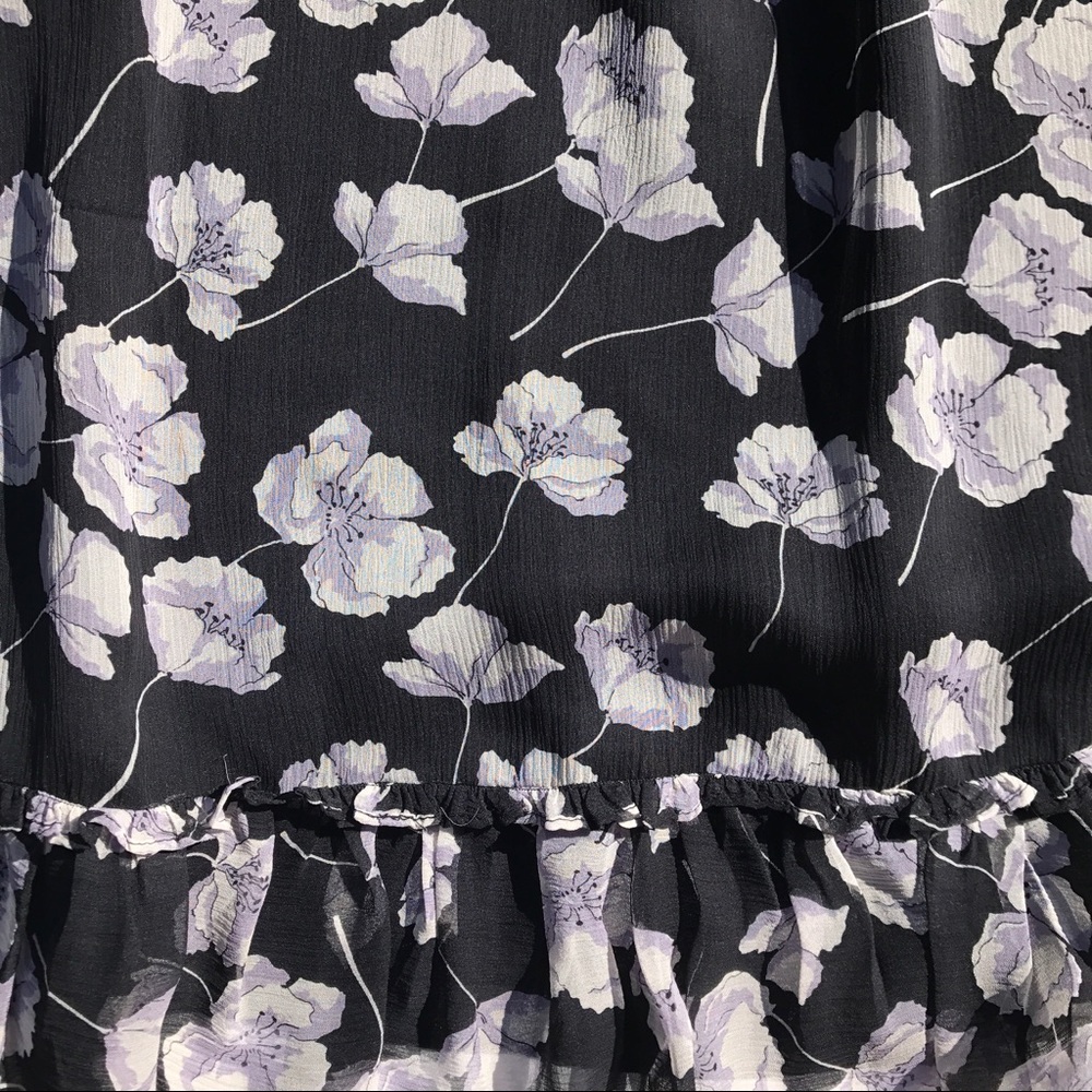 Sundance Catalog Floral Silk Ruffle Midi Dress - Picture 6 of 8